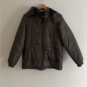 Calvin Klein Jeans Green Puffer Coat